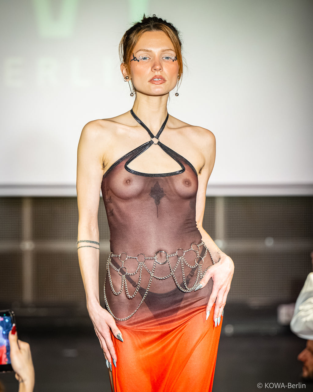 Inferno Mesh Dress