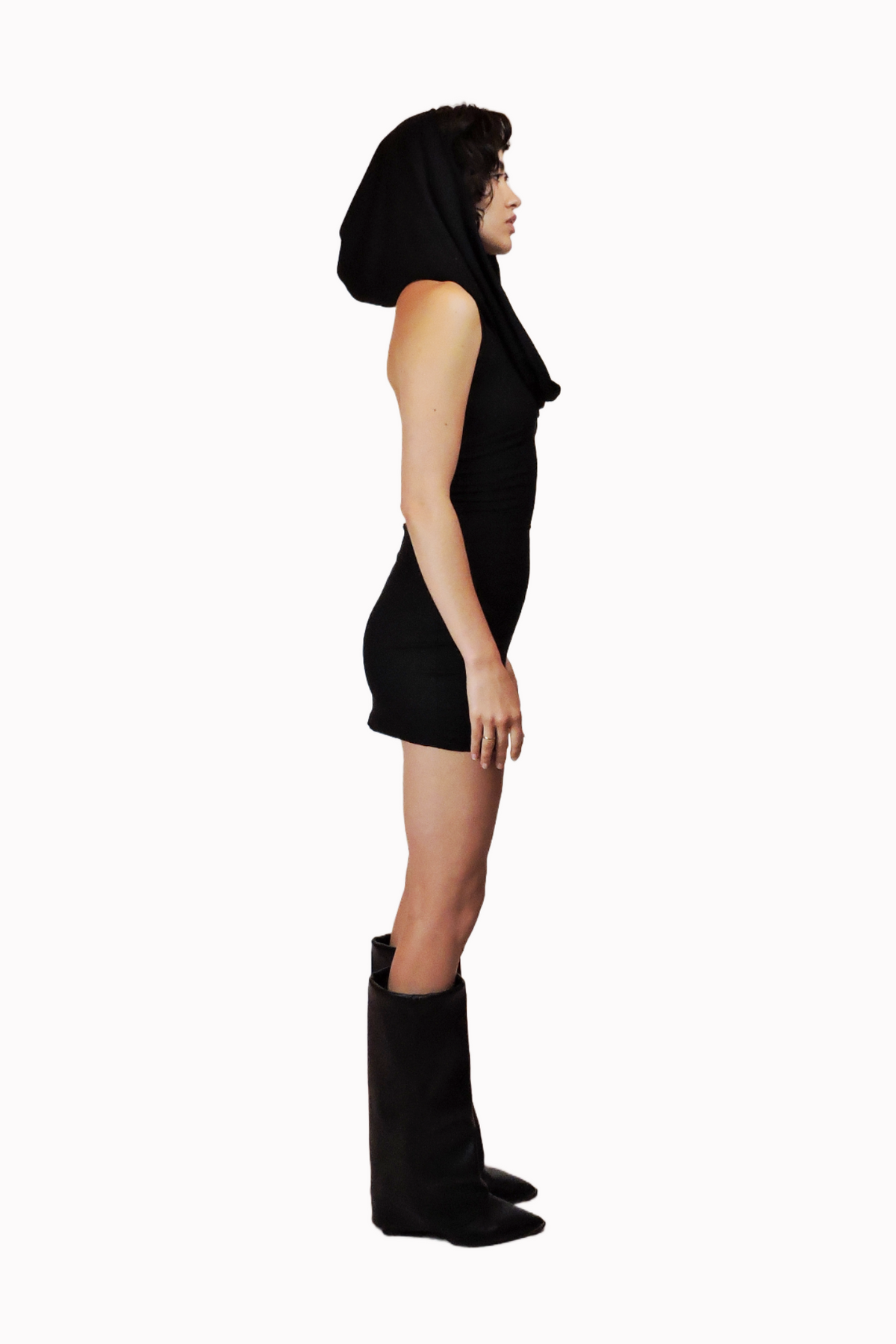 Shadowplay Hooded Dress