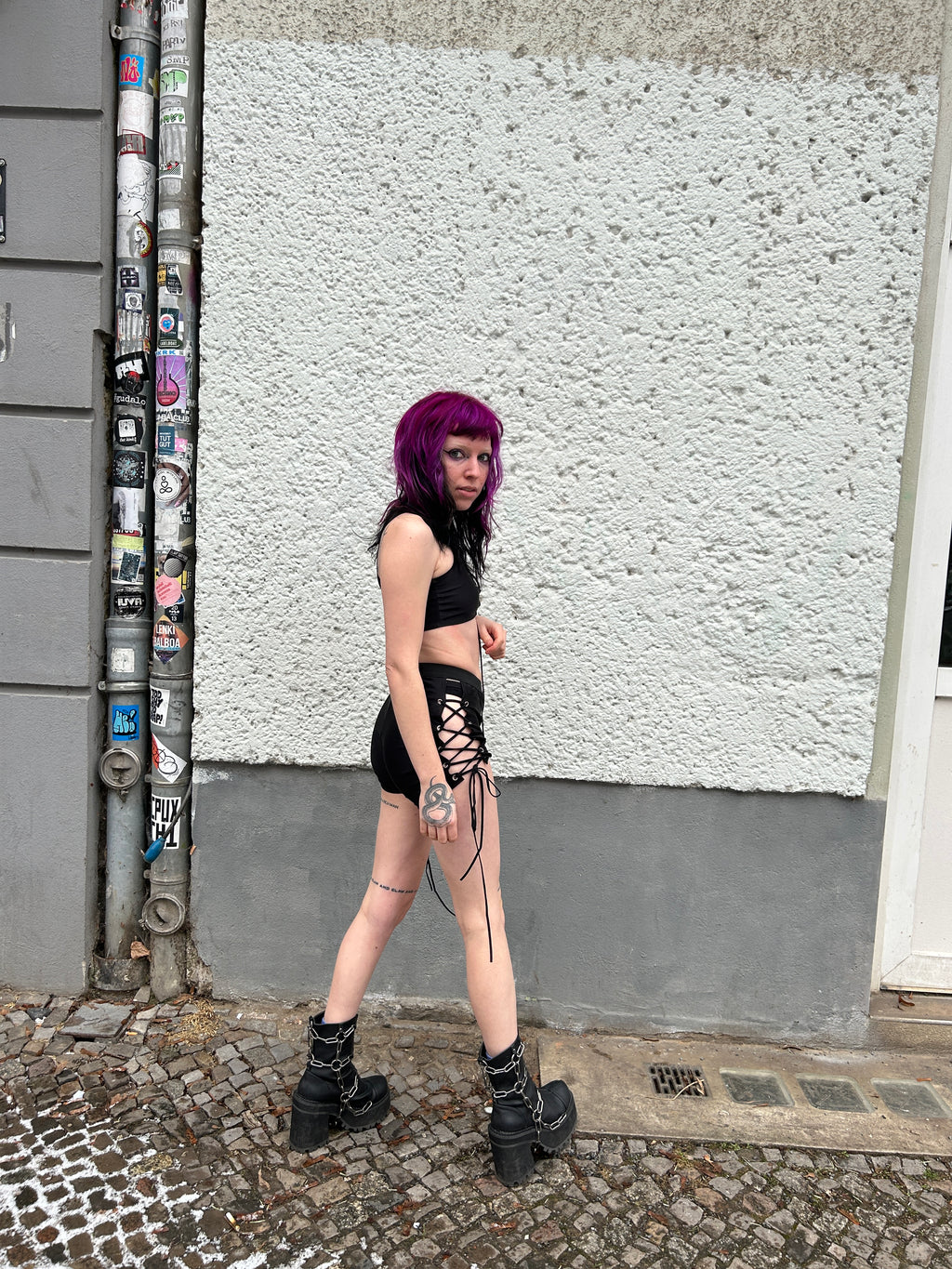 Lace Up Mila Crop