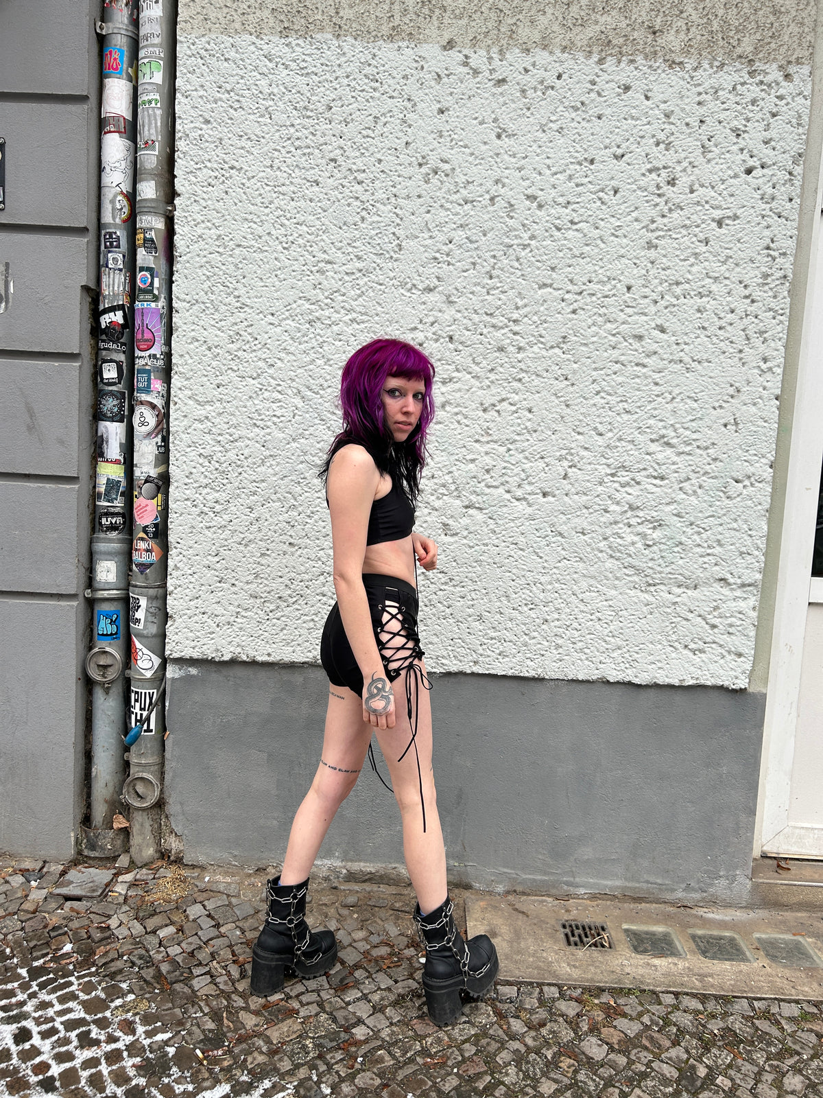 Lace Up Mila Crop