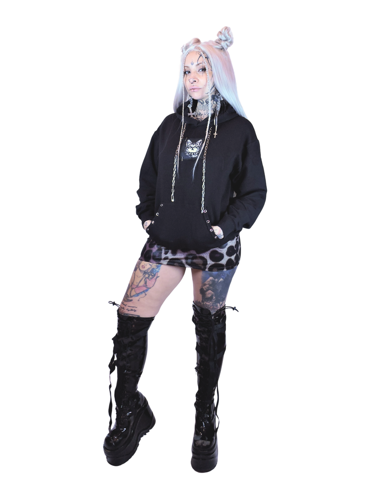 Punky Cat Sweatshirt