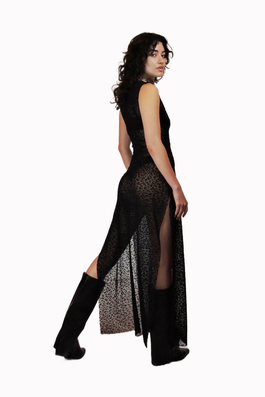 Make me Purr Maxi Dress