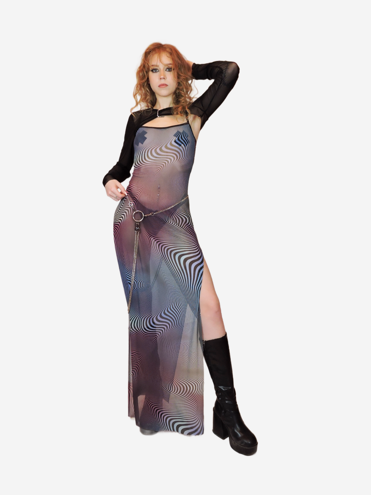 Black Mesh Sleeves