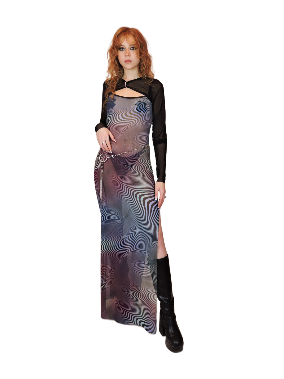 Black Mesh Sleeves