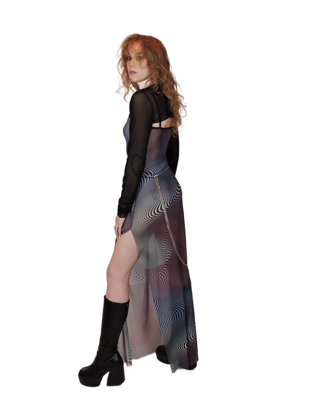 MIND FUCK Mesh Dress
