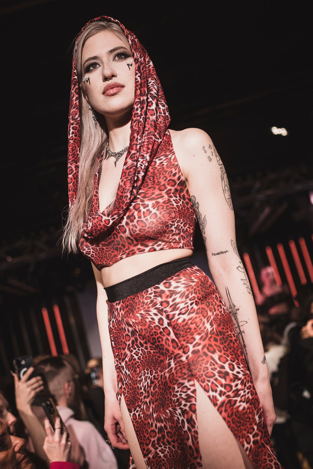 Midnight Bite Mesh Skirt