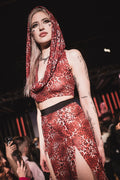 Midnight Bite Mesh Skirt