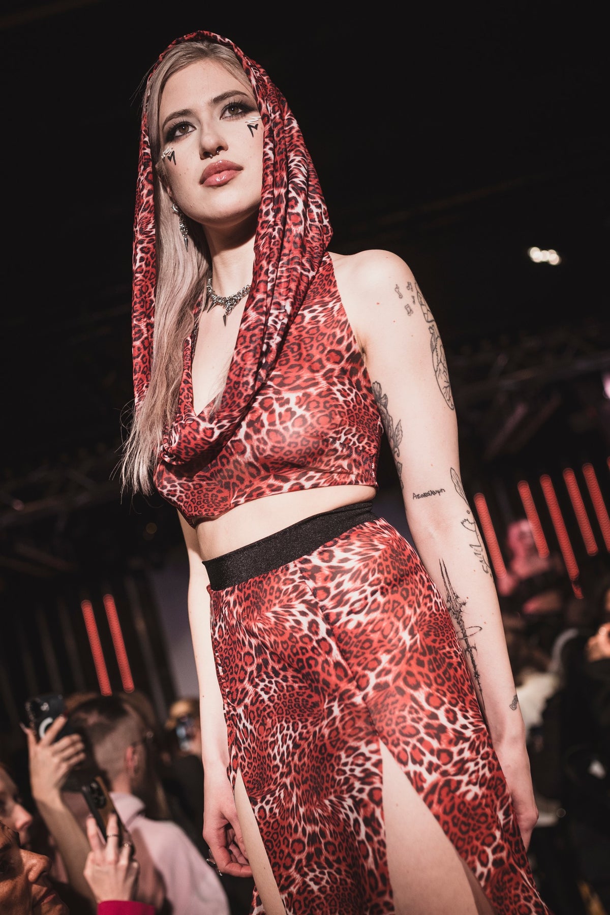 Midnight Bite Mesh Skirt