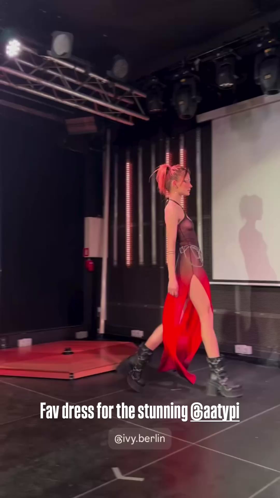 Inferno Mesh Dress